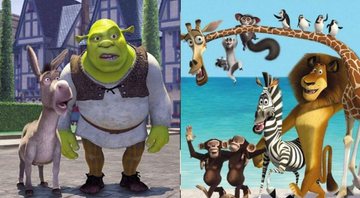 None - Shrek e Madagascar (Fotos: Reprodução)