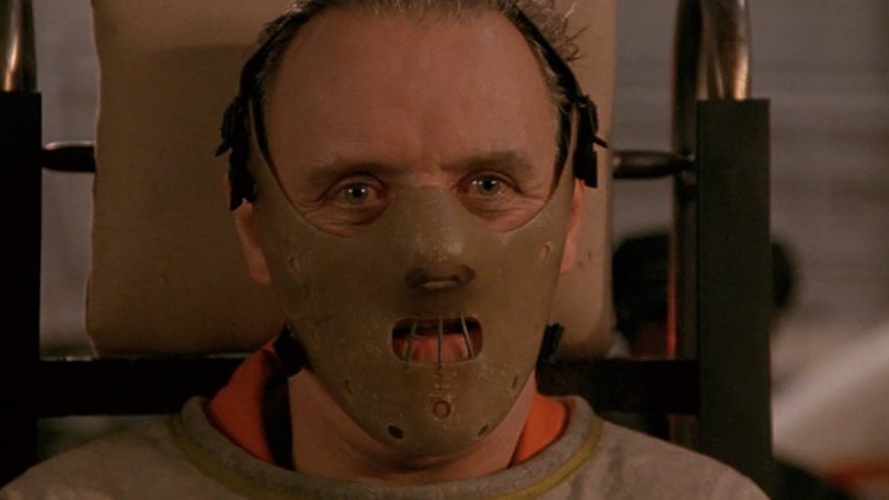 Anthony Hopkins como Hannibal Lecter em 'O Silêncio dos Inocentes' (Foto: Reprodução)