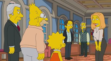 None - Personagens de Succession em Simpsons (Foto: Reprodução)