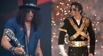 None - Slash e Michael Jackson (Foto 1: AP/Foto 2: Getty Images/ George Rose)