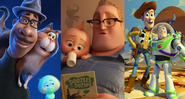 Animações Soul, Os Incríveis e Toy Story (Fotos: Reprodução/Disney/Pixar)