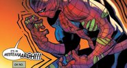 Homem-Aranha afetado pelos raios gama em The Immortal Hulk: Great Power #1