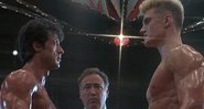 Sylvester Stallone e Dolph Lundgren em Rocky IV (Foto: Reprodução)