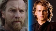 Ewan McGregor como Obi-Wan Kenobi (Foto: Divulgação / Disney+) e Hayden Christensen como Anakin Skywalker (Foto: Reprodução/Lucasfilm)