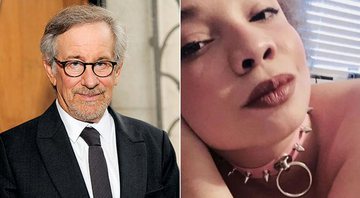 Steven Spielberg e a filha Mikaela (Fotos: AP, Reprodução/Instagram)