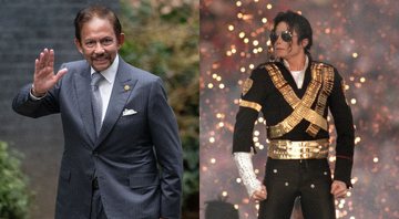 None - Michael Jackson no Superbowl / Hassanal Bokiah em visita ao Reino Unido (foto: reprodução Getty Images/ George Rose/ Leon Neal)
