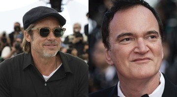 Brad Pitt (Foto 1: Vianney Le Caer / Invision / AP) e Quentin Tarantino (Foto 2: Vianney L Caer / Invision / AP)