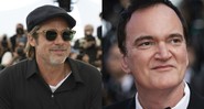 Brad Pitt (Foto 1: Vianney Le Caer / Invision / AP) e Quentin Tarantino (Foto 2: Vianney L Caer / Invision / AP)