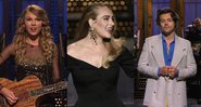 Taylor Swift, Adele e Harry Styles no Saturday Night Live (Foto: Reprodução / Youtube)