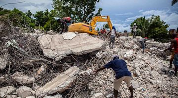 None - Terremoto da magnitude 7,2 atingiu o Haiti no sábado, 14 (Foto: Richard Pierrin/Getty Images)