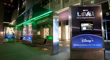 Tesseract na Paulista como divulgação de Loki  (Foto: Divulgação / Disney+)
