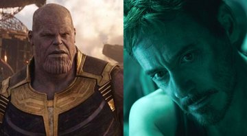 None - Thanos e Homem de Ferro (Foto 1: Reprodução/ Foto 2: Reprodução)