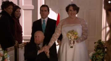 None - Casamento de  Phyllis em The Office (Foto: Reprodução)