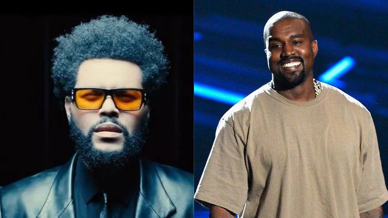The Weeknd (Foto: Divulgação), Kanye West (Foto: Getty Images)