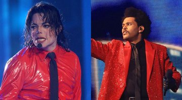 Michael Jackson e The Weeknd (Foto: Vince Bucci / Getty Images