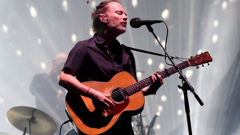 Thom Yorke em show do Radiohead no Coachella 2017 (Foto: Kevin Winter / Getty Images)
