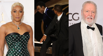 None - Tiffany Haddish (Foto: Mike Coppola / Getty Images) | Will Smith acerta tapa em Chris Rock no Oscar (Foto: Neilson Barnard / Getty Images) | Jon Voight (Foto: Amy Sussman / Getty Images)