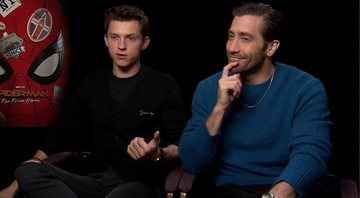 None - Tom Holland e Jake Gyllenhaal (Foto: Reprodução/YouTube)