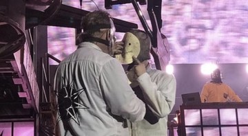 None - Tortilla Man usa tortilha no show de Slipknot (Foto: Reprodução / Reddit)