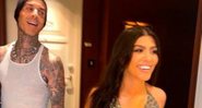 Travis Barker e Kourtney Kardashian (Foto: Reprodução/Instagram)