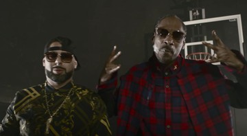 None - Tubarão Baixada e Snoop Dogg em "Tirando Onda In L.A." (Foto:Reprodução)