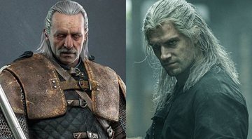 Vesemir e Geralt (Foto 1: Reprodução | Foto 2: Reprodução)