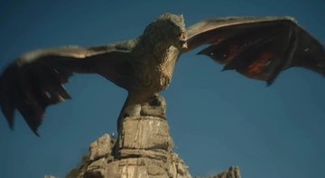 Vhagar em A Casa do Dragão (Foto: reprodução / HBO)