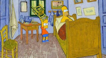 Vincent Van Gogh - Chairing in Arles (Foto: Fine Art Simpsons / Reprodução / Instagram)