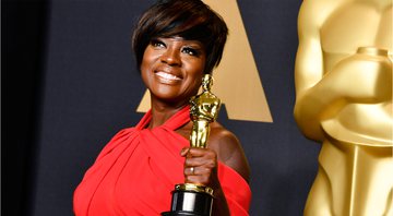 None - Viola Davis no Oscar, em 2017. (Foto: Frazer Harrison / Getty Images)