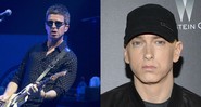 Noel Gallagher criticou Eminem em sua última entrevista (Fotos: Owen Sweeney/Evan Agostini/Invision/AP