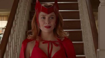 Elizabeth Olsen como Wanda no episódio "Um Halloween Assustadoramente Inédito" (Foto: Reprodução)