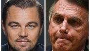 Leonardo DiCaprio e Jair Bolsonaro - Reprodução