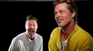 David Leitch e Brad Pitt (Reprodução/EW)
