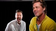 David Leitch e Brad Pitt (Reprodução/EW)