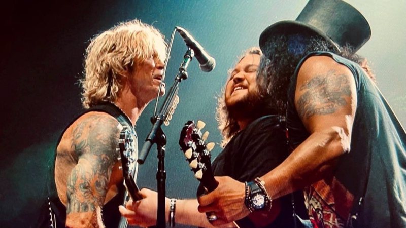 Wolfgang Van Halen e Guns N Roses (Foto: Reprodução/Twitter)