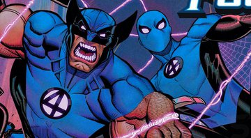 None - Wolverine e Homem-Aranha na capa de Quarteto Fantástico #21 (foto: reprodução Marvel)