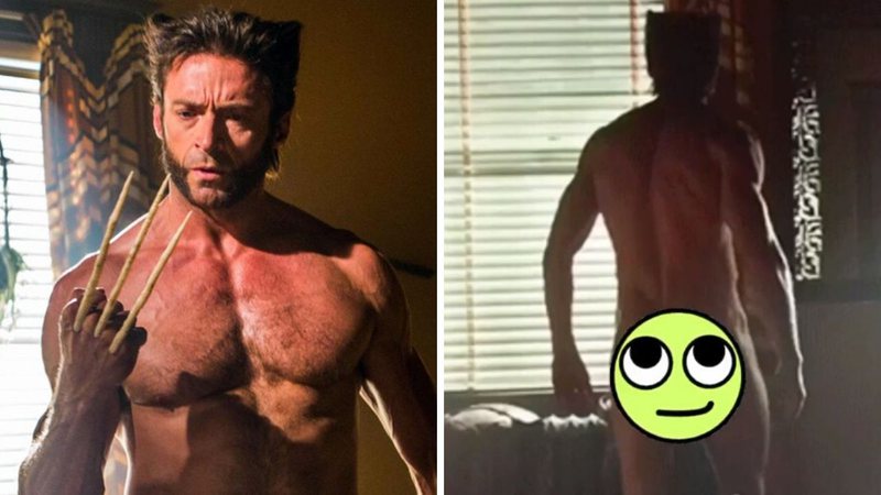 Wolverine (Foto: Divulgação) e bumbum de Hugh Jackman (Foto: Reprodução/Instagram)