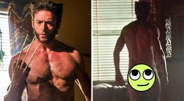 None - Wolverine (Foto: Divulgação) e bumbum de Hugh Jackman (Foto: Reprodução/Instagram)