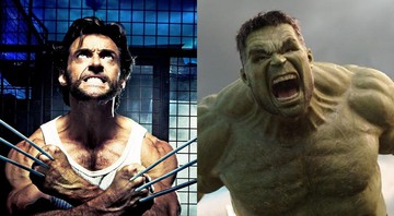 None - Hugh Jackman em X-Men Origens: Wolverine, e Mark Ruffalo como Hulk em Thor: Ragnarok (Foto: Reprodução Fox/ Marvel)