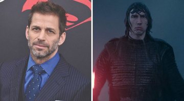 None - Zack Snyder (Foto: Getty Images / Mike Coppola / Equipe) e Adam Driver como Kylo Ren (foto: reprodução/ Lucasfilm)