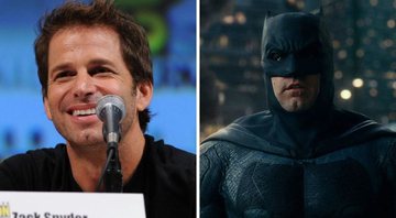 None - Zack Snyder (Foto: Kevin Winter/Getty Images) e Ben Affleck como Batman em Liga da Justiça (Foto: Reprodução/Warner Bros.)