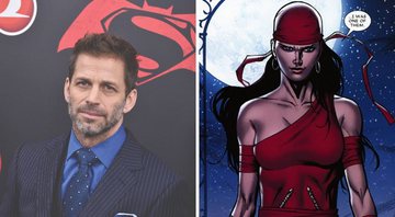 Zack Snyder (Foto: Getty Images / Mike Coppola / Equipe) e Elektra nos quadrinhos (Foto: Reprodução / Marvel Comics)