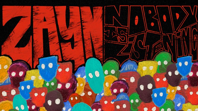 Capa de Nobody's Listening, de Zayn (Foto: Reprodução)