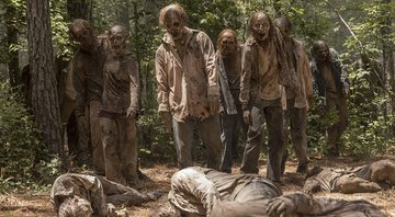 None - Zumbis em The Walking Dead (Foto: Reprodução/AMC)