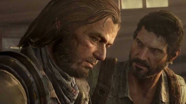 Bill e Joel no jogo de The Last of Us