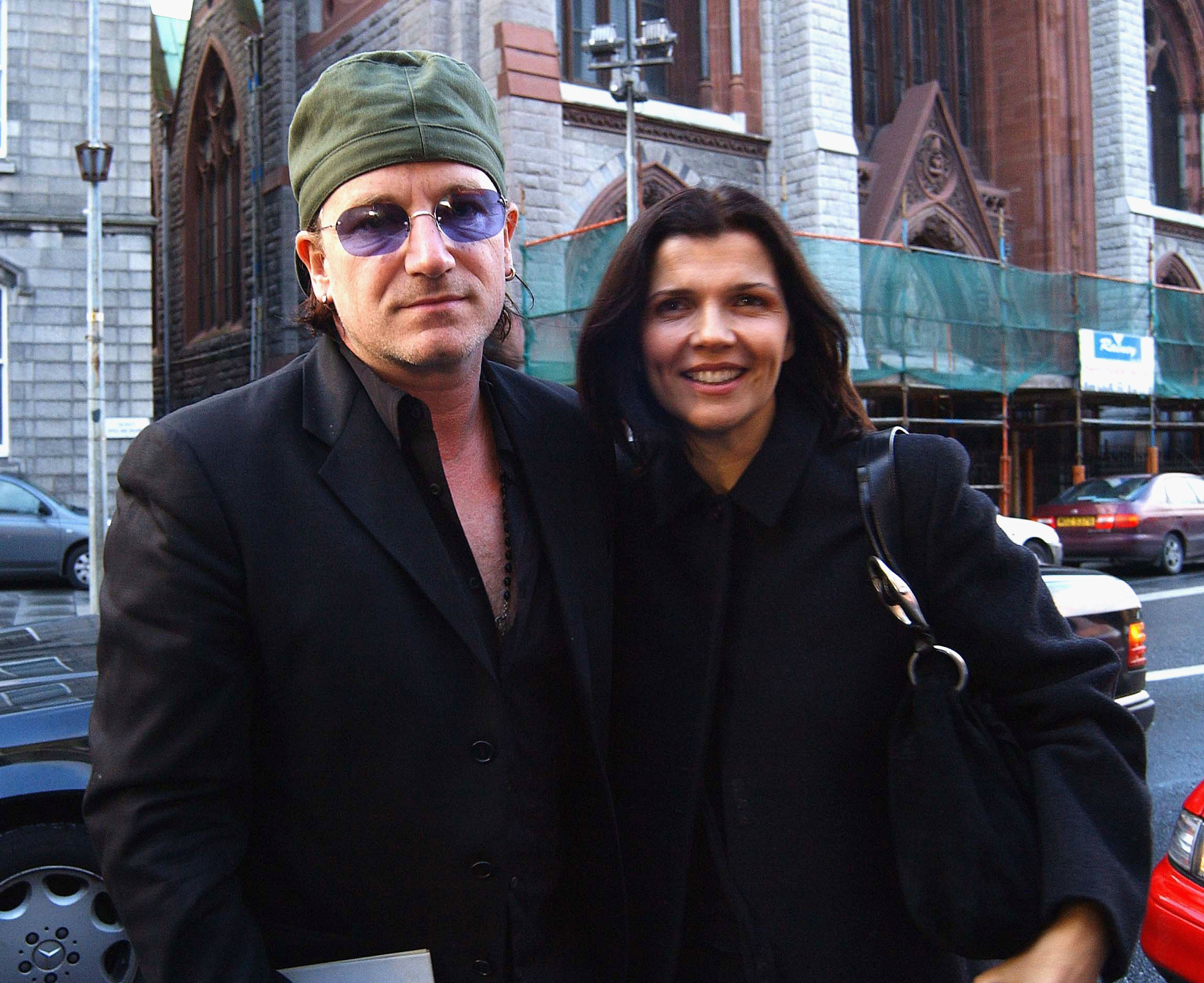 Bono e Ali Hewson, em 2003 (Getty Images)