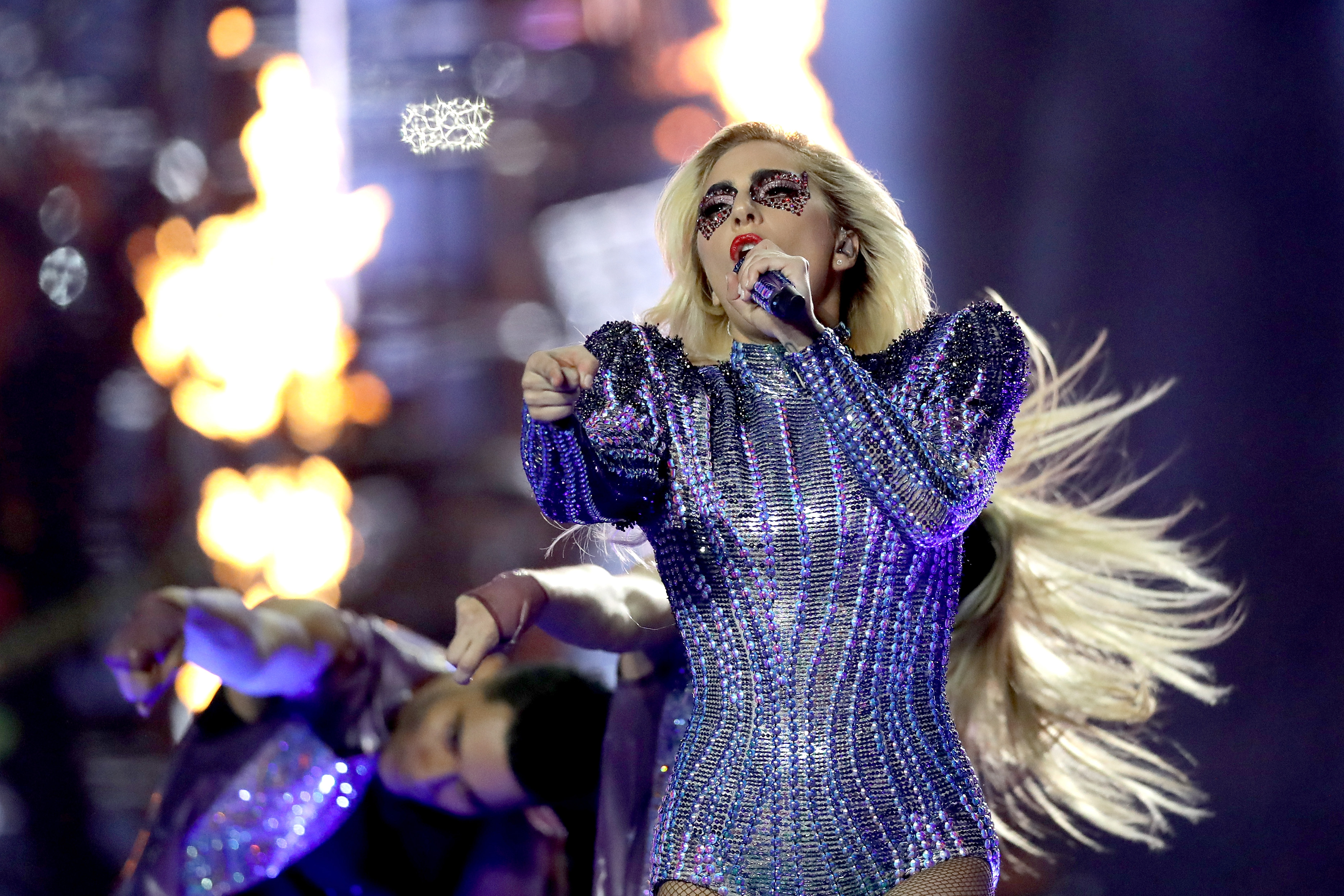 Lady Gaga no Super Bowl (Getty Images)