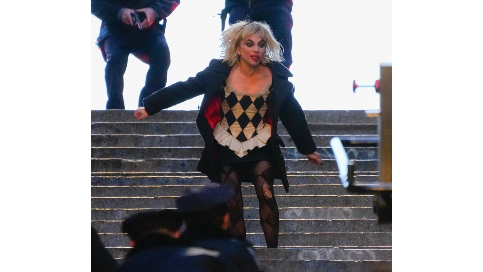 Lady Gaga com Harley Quinn em "Joker: Folie à Deux"