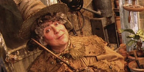 Miriam Margolyes como Pomona Sprout em Harry Potter