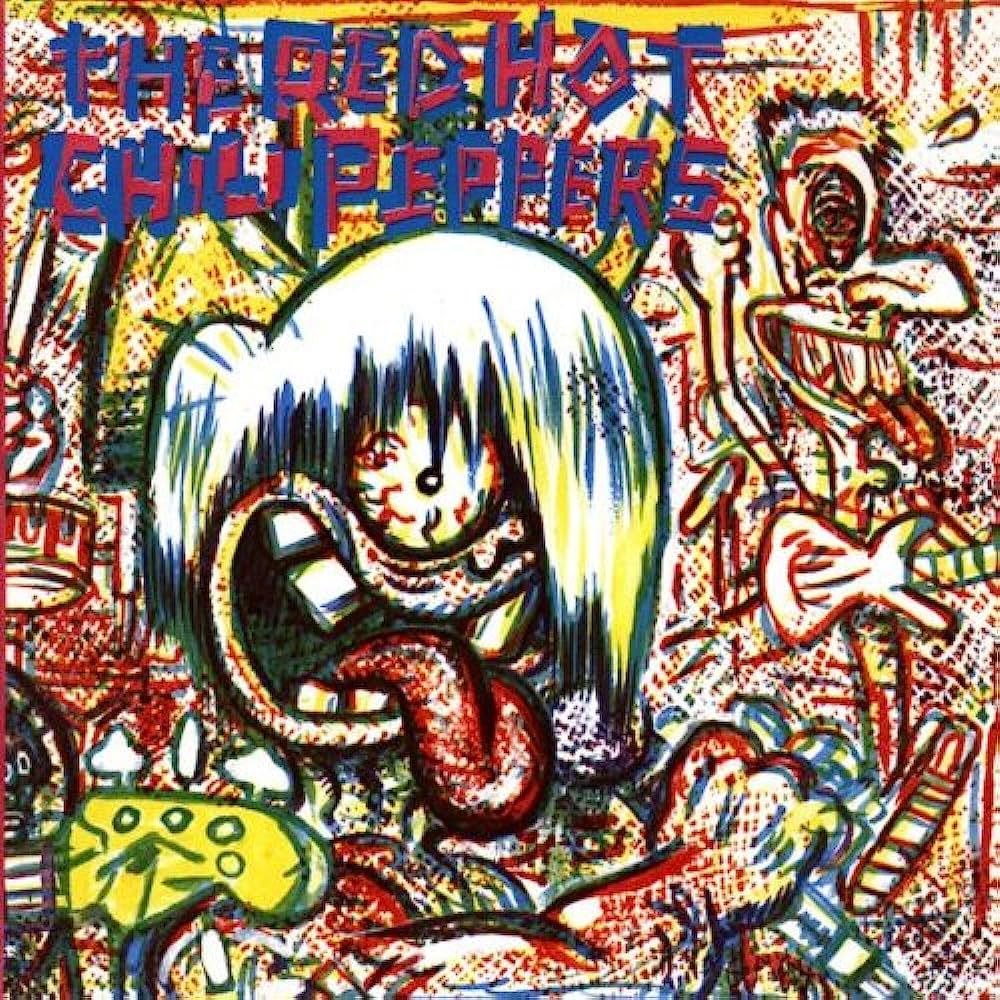 Capa do álbum de estreia do Red Hot Chili Peppers